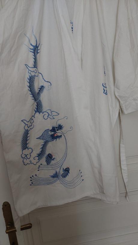 Originálny župan alebo kimono s drakom, m