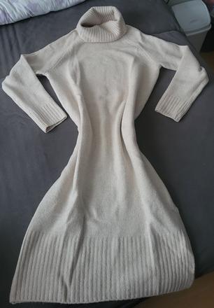 Krásne hrubé pletené šaty, amisu