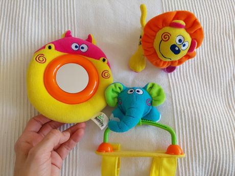 Hračky na športový kočík,