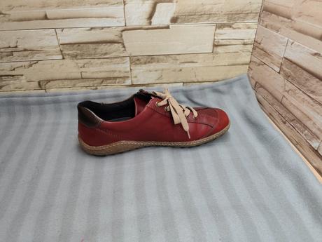 Rieker - remonte 39 - dámske kožené bordové topánk, rieker,39