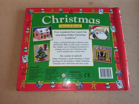 Christmas stencil book, 
