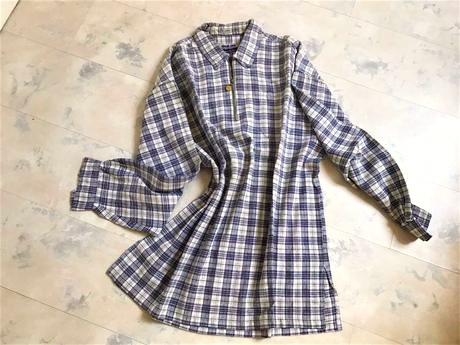 Ľanová košeľa na zips casual knock out, l