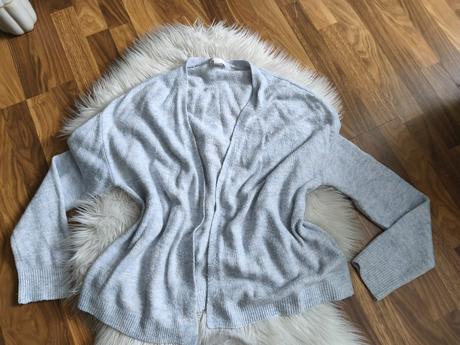 Dámsky sveter bez zapínania oversize, h&m,l