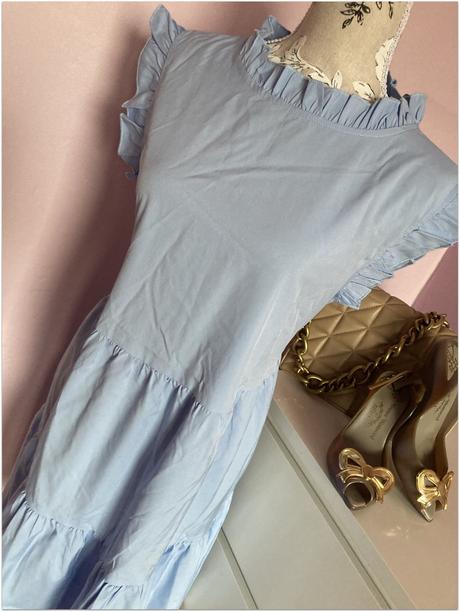 Modré šaty zn.shein - veľkosť xl, xl