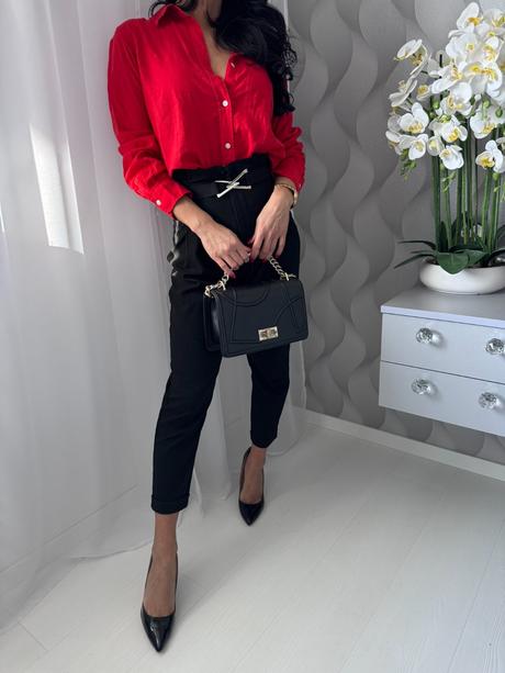 H&m - ľanová košeľa, h&m,s