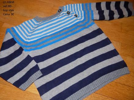 Svetrík, h&m,80