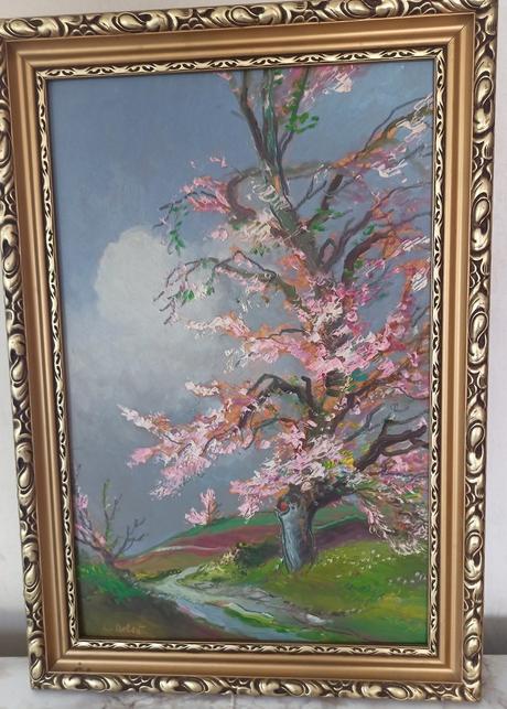 Ludvik dobeš obraz rozkvitnutý strom, 