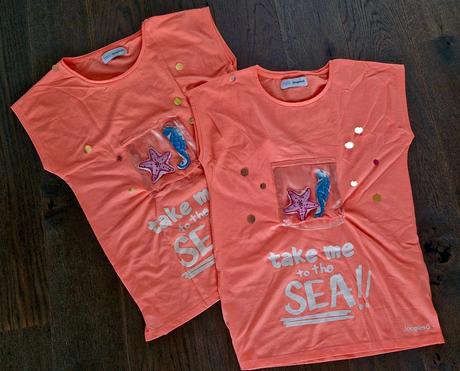 Prekrasne plazove predlzene tricko v.158/164, desigual,158