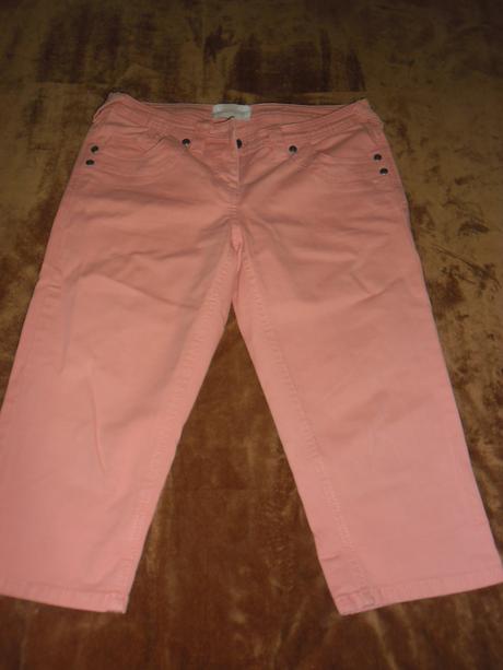 Riflové 3/4nohavky, clockhouse,38