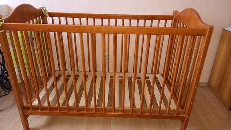 Drevena postielka, šírka (cm): 60,dĺžka (cm): 120