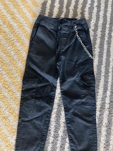 Elastické slim nohavice cropp, 32