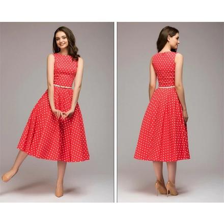 Saty bodkovane pin up, l / xl