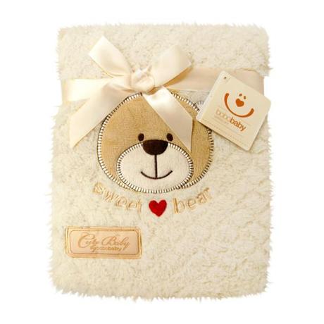Velúrová deka sweet bear bobobaby,