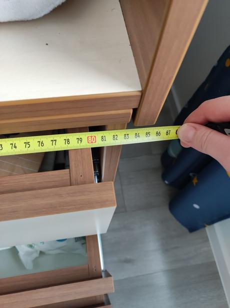 Komoda/prebaľovaci pult, 