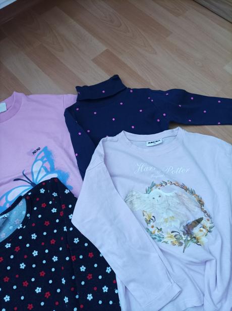 Mikiny, tričká, tuniky 13kusov veľkosť 110, 110