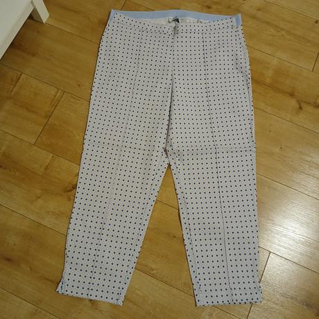 Bledomodro-marhuľkové obtiahnuté nohavice/jeggins, tchibo,46