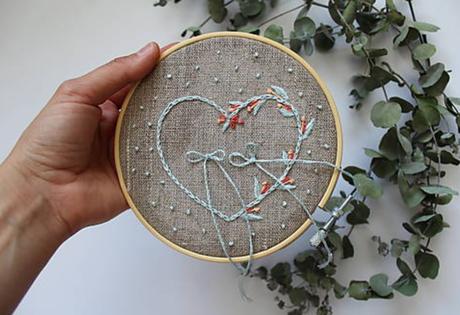 Pod obrúčky- srdce v kruhu, 