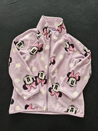 Flísová mikina minnie disney h&m, h&m,110