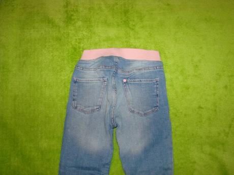 Nádherné rifle so srdiečkami h&m, h&m,122