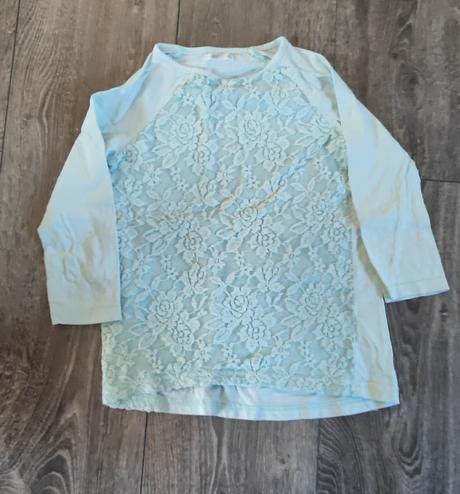 Tričko sveter s čipkou 3, pepco,122