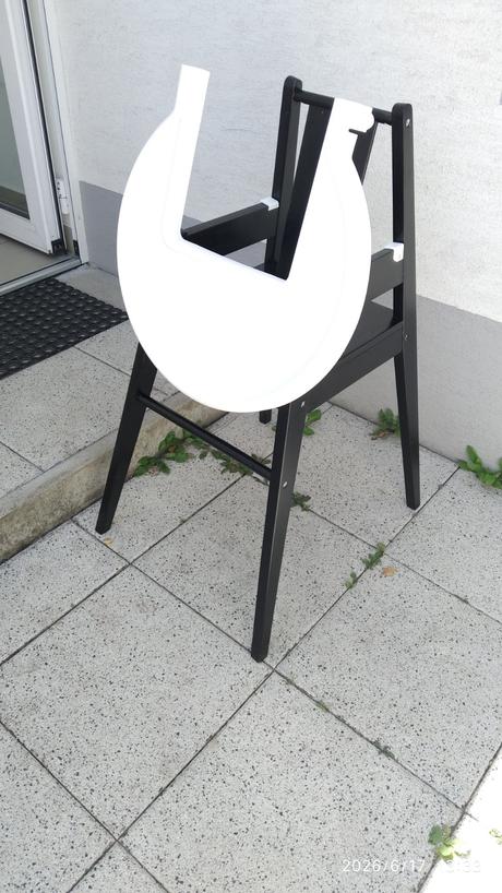 Drevená jedálenská stolička ikea blåmes s pultíkom, ikea
