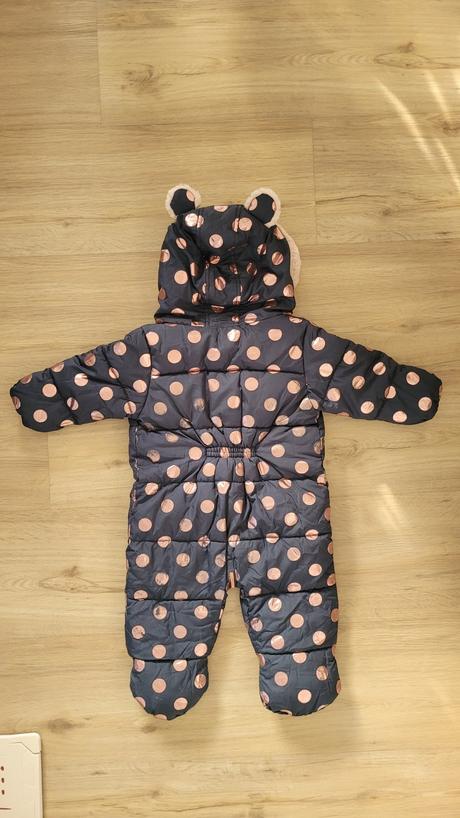 Zimná dievčenská kombinéza veľ. 74/80, next,74