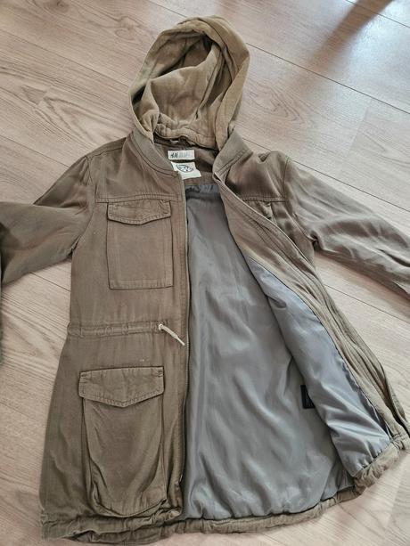 Jesenná parka, h&m,128
