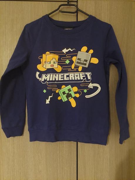 Mikina minecraft v top stave, 146