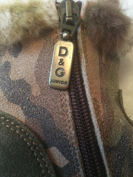 D&g čižmy- kožené s kožušinou 22, dolce&gabbana,22