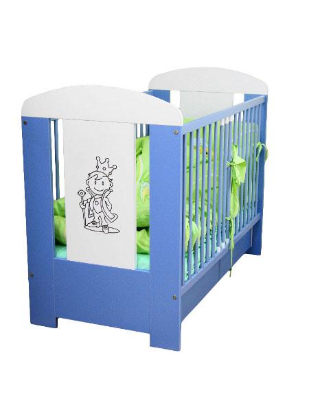 Detská postieľka prince, šírka (cm): 60,dĺžka (cm): 120