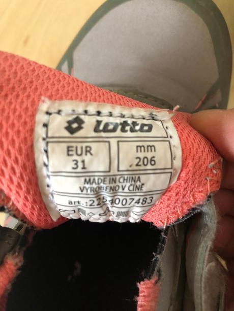 Lotto turisticke topanky 31, lotto,31