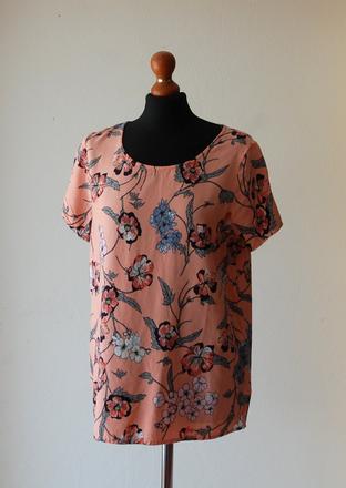 Štýlová kvetovaná blúzka, gina,l