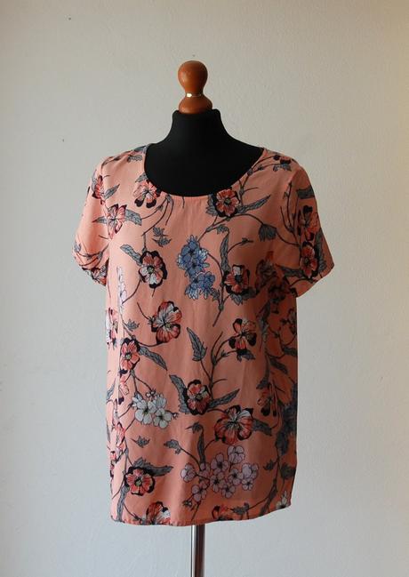 Štýlová kvetovaná blúzka, gina,l