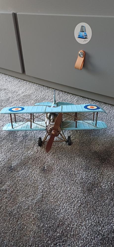 Lietadlo dekoracia zelezne, 