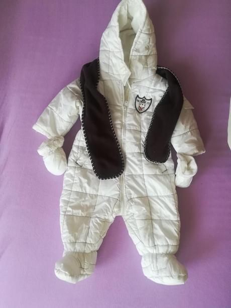 Kombinéza zimná +šálik+rukavičky, baby club,68