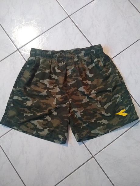 Maskáčové kraťasy., diadora,m