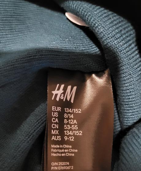 Zimná čiapka so sobíkom velk.134/152, h&m,134