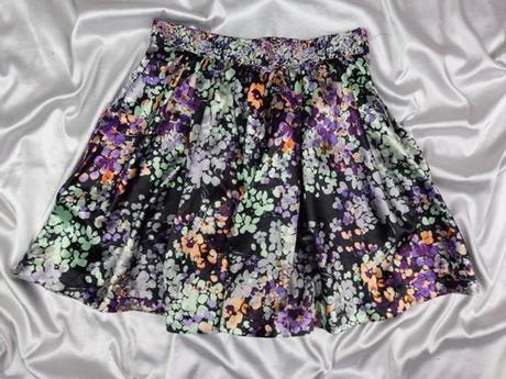 Kvalitná saténová sukňa, h&m,36