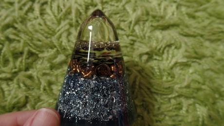 Orgonit s obsidiánom,