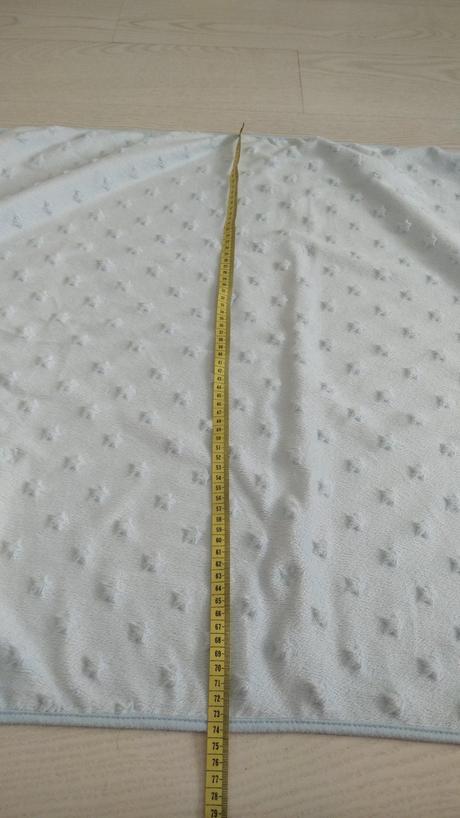 Bledomodrá deka s hviezdičkami,