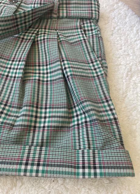 Dievcenske sortky s tartanovym vzorom ovs, ovs,158