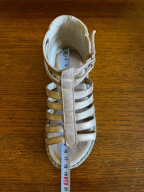 Kožené remienkové sandálky, h&m,29