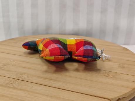 Zberateľský retro kockovaný koník, šapitó, 16 cm,