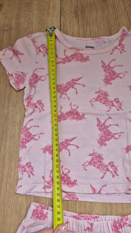 Pyzamo letne kratke s jednorozcami, sinsay,98