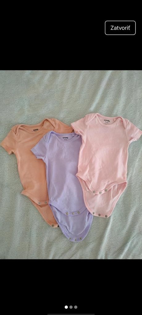 Súprava 3 ks body s krátkym rukávom, sinsay,74
