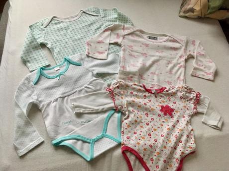 Balík - 2x body s dlhým rukavom č.74/80, 68–80