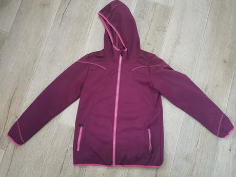 Dievčenský softšelovy kabát/vetrovka, crivit,152