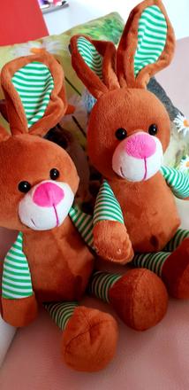 Velkonocny plysovy zajko,