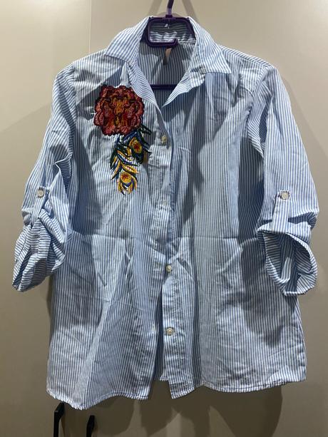 Dámska košela pruhovaná, s