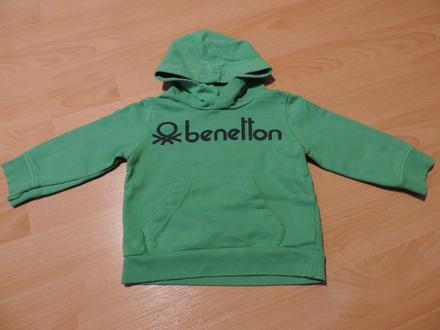 Mikina s kapucňou, benetton,80